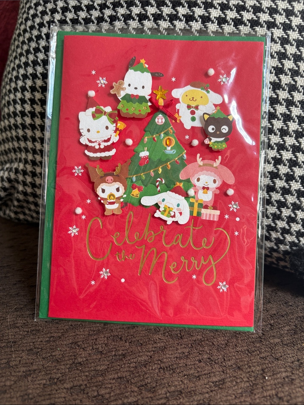 🆕Papyrus-Hello Kitty Premium Christmas Card